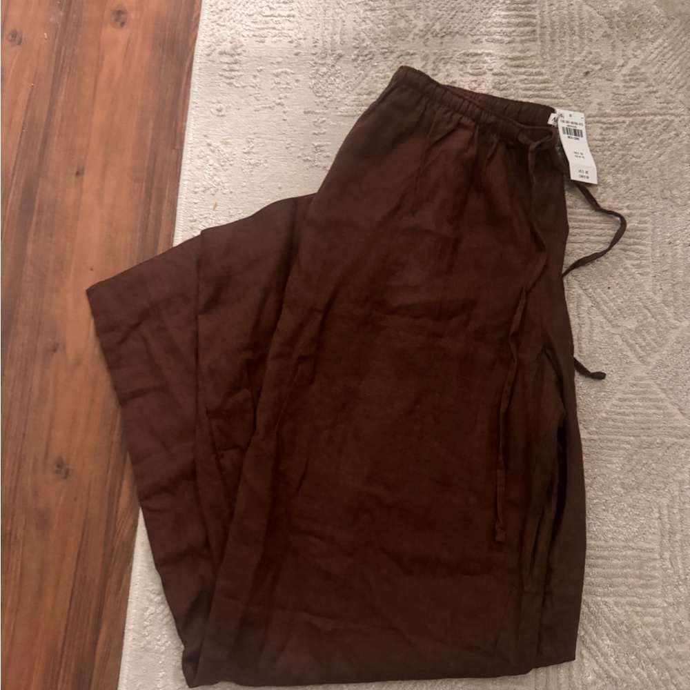Abercrombie & Fitch Linen-Blend Pull-On Pant - Picture 2 of 9